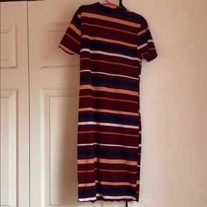 Multicolored bodycon dress